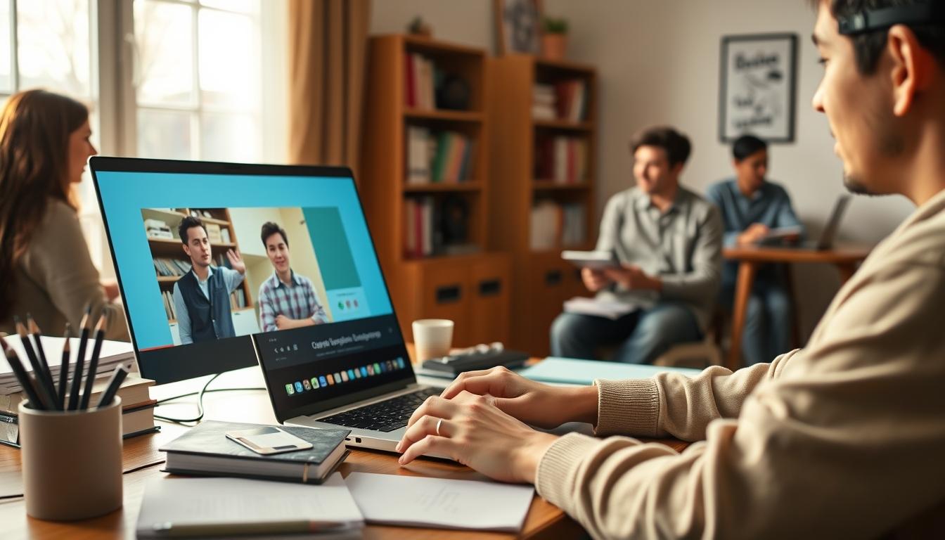 Students working in research laboratory